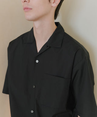 【予約商品】Compact Cropped Open Collar Shirt