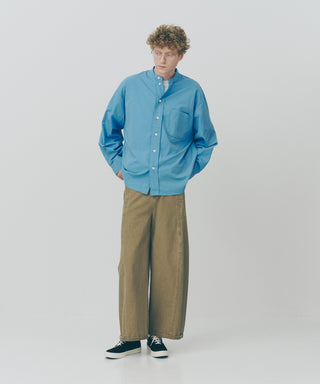 High Density Band Collar Over Shirt