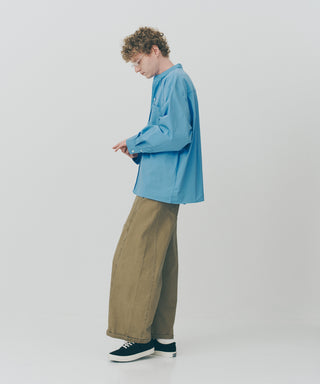 High Density Band Collar Over Shirt
