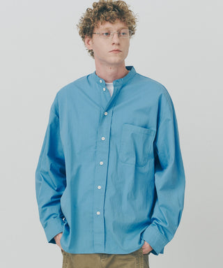 High Density Band Collar Over Shirt