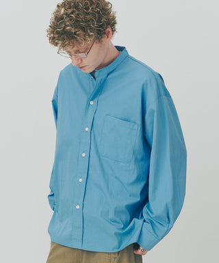 High Density Band Collar Over Shirt