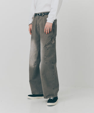 Aged Wide Curve Cargo Pants