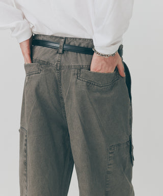 Aged Wide Curve Cargo Pants