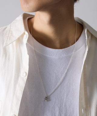 Flare CHROME Charm Necklace Silver925 KUN