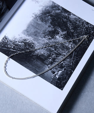 Anchor Chain Combi Necklace Silver925 KUN