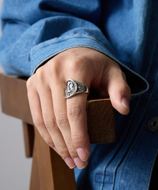U.S.NAVY Ring TYPE-3 Free Size Silver925 KUN