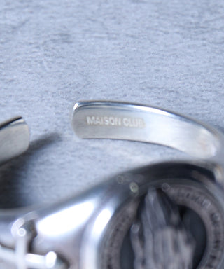 mors certa hora incerta Ring Free Size Silver925 KUN