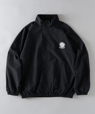 One Point Embroidery Nylon Track Jacket Set-up Compatible Emblem Embroidery