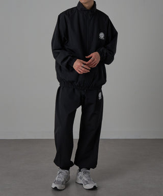 One Point Embroidery Nylon Track Jacket Set-up Compatible Emblem Embroidery