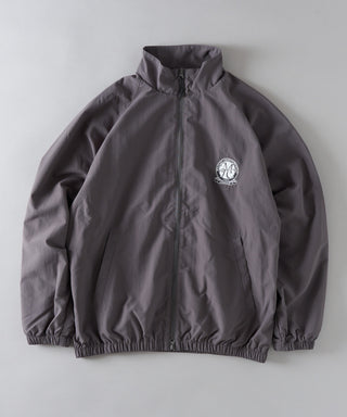 One Point Embroidery Nylon Track Jacket Set-up Compatible Emblem Embroidery