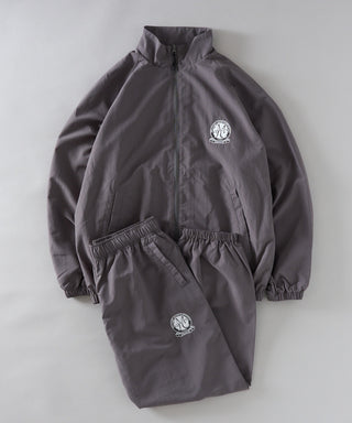 One Point Embroidery Nylon Track Jacket Set-up Compatible Emblem Embroidery