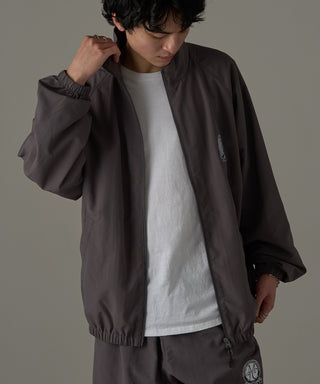 One Point Embroidery Nylon Track Jacket Set-up Compatible Emblem Embroidery