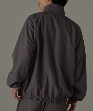 One Point Embroidery Nylon Track Jacket Set-up Compatible Emblem Embroidery