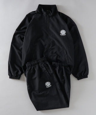 One Point Embroidery Nylon Track Pants Set-up Compatible Emblem Embroidery