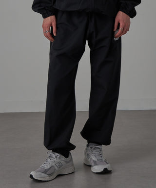 One Point Embroidery Nylon Track Pants Set-up Compatible Emblem Embroidery