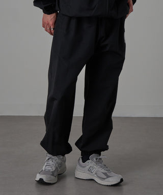 One Point Embroidery Nylon Track Pants Set-up Compatible Emblem Embroidery