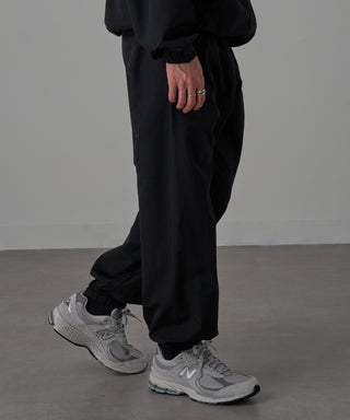 One Point Embroidery Nylon Track Pants Set-up Compatible Emblem Embroidery