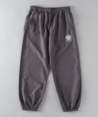 One Point Embroidery Nylon Track Pants Set-up Compatible Emblem Embroidery