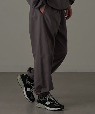 One Point Embroidery Nylon Track Pants Set-up Compatible Emblem Embroidery