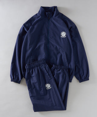 One Point Embroidery Nylon Track Pants Set-up Compatible Emblem Embroidery