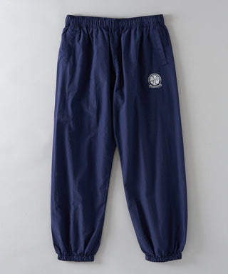 One Point Embroidery Nylon Track Pants Set-up Compatible Emblem Embroidery