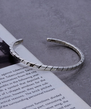 Vintage Bias Bangle Silver925 KUN