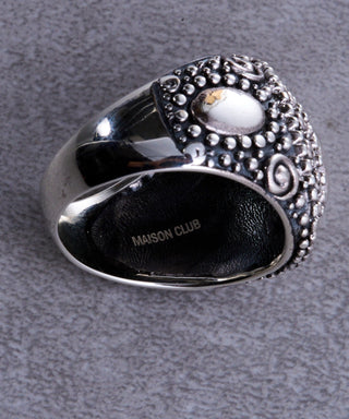 Vintage Oval Signet Ring Silver925 KUN