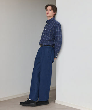 Pressed Washed Denim Trousers KKP