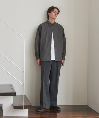 Pressed Washed Denim Trousers KKP