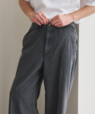 Pressed Washed Denim Trousers KKP