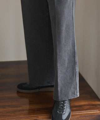 Pressed Washed Denim Trousers KKP