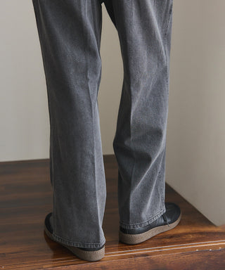 Pressed Washed Denim Trousers KKP