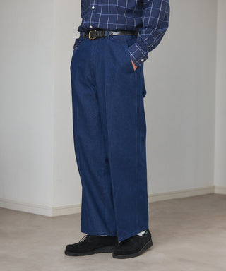 Pressed Washed Denim Trousers KKP