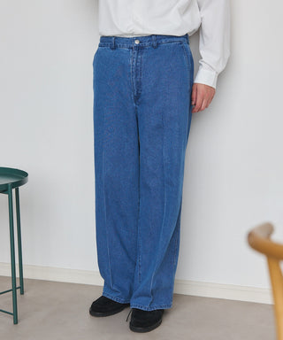 Pressed Washed Denim Trousers KKP