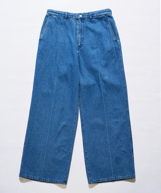 Pressed Washed Denim Trousers KKP