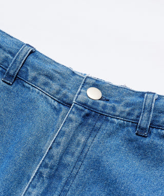 Pressed Washed Denim Trousers KKP