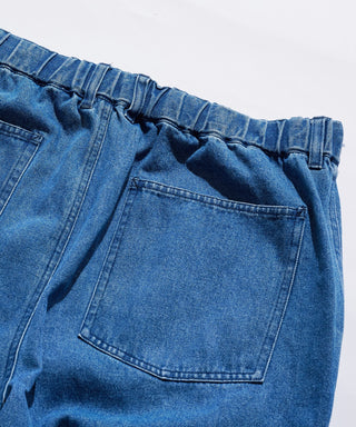 Pressed Washed Denim Trousers KKP