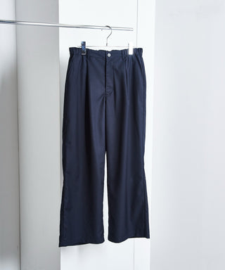 Everyday Twill Wide Tuck Pants