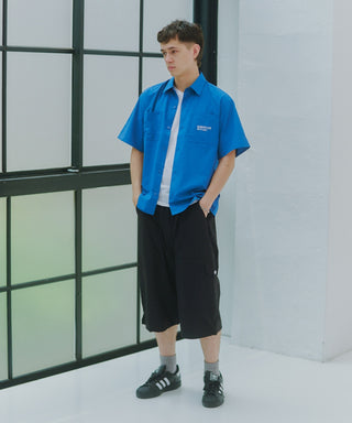 Regular Collar Embroidery Half Sleeve Shirt KKP