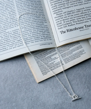 Silver Plating Chain Necklace 925 N4 KUN