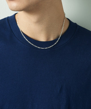 Silver Plating Chain Necklace 925 N4 KUN