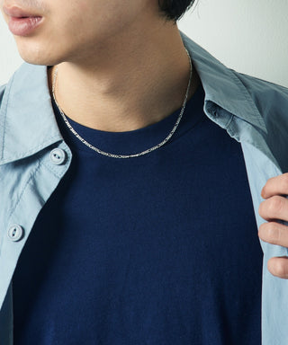 Silver Plating Chain Necklace 925 N4 KUN