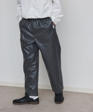 Super Soft PU Leather Track Pants