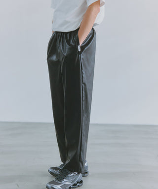 Super Soft PU Leather Track Pants