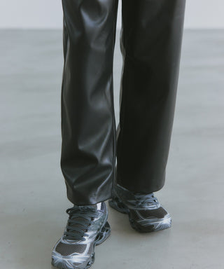 Super Soft PU Leather Track Pants