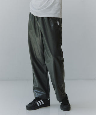 Super Soft PU Leather Track Pants