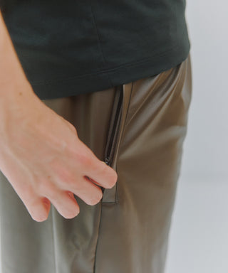Super Soft PU Leather Track Pants