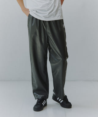 Super Soft PU Leather Track Pants