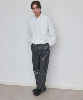 Super Soft PU Leather Track Pants