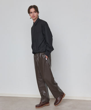 Super Soft PU Leather Track Pants